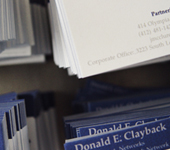 Business Cards Trimmed Down to Size Business Cards Trimmed Down to Size